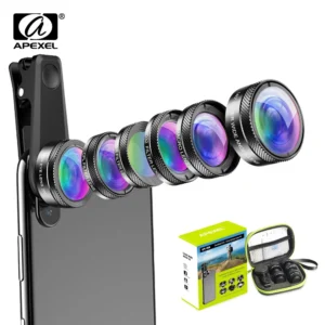 APEXEL 6 in 1 Phone Camera Lens Kit