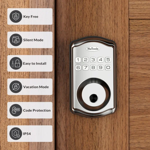 Smart Keypad Door Lock - Fingerprint Entry Deadbolt - Tech Essentials Prime